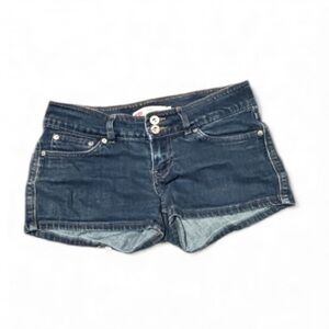 Levi's Dark Blue Jean Shorty Shorts Size 9  SKU 24